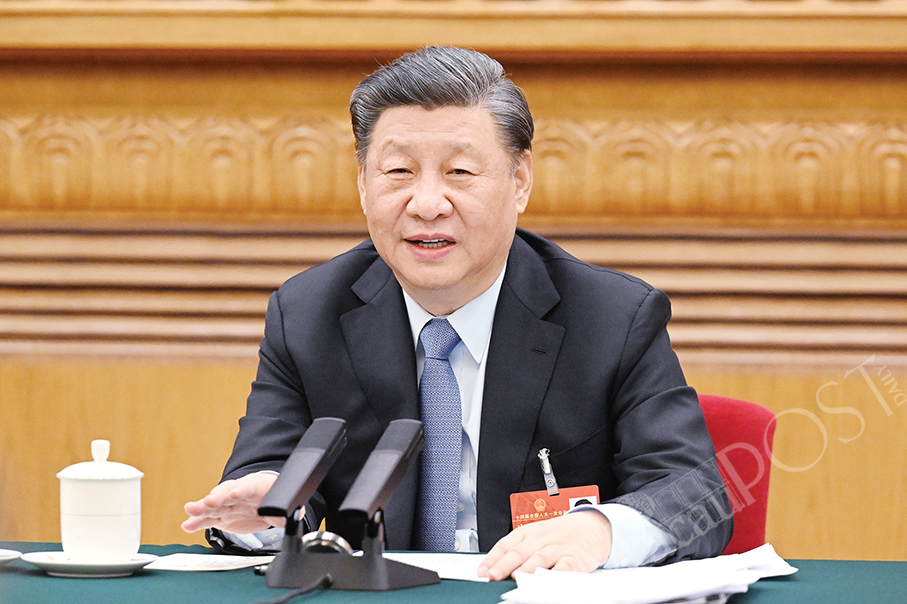 Xi stresses high-quality development in nation’s modernization effort