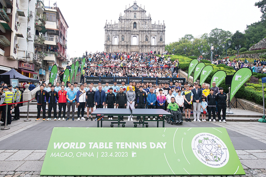 GEG Joins Hands with Sports Bureau to Celebrate World Table Tennis Day