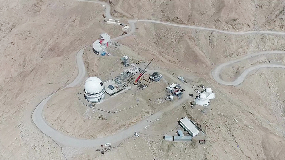 New astronomical observation facilities take shape in Qinghai 