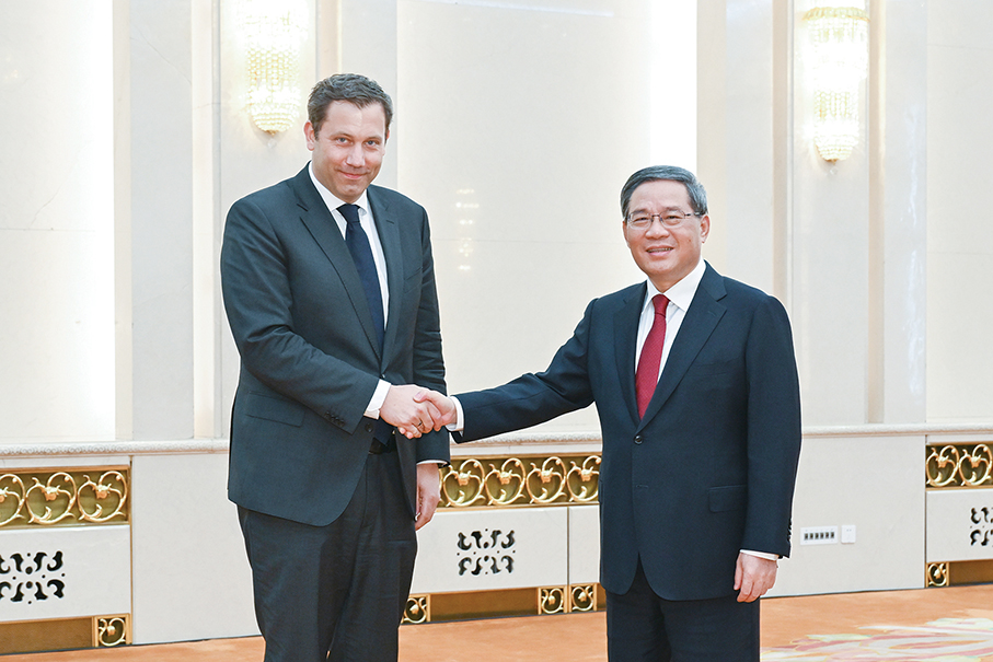 Premier Li meets with German Social Democratic Party delegation