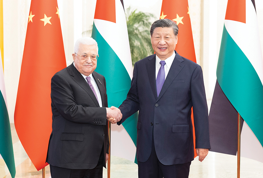 Xi, Abbas announce China-Palestine strategic partnership 