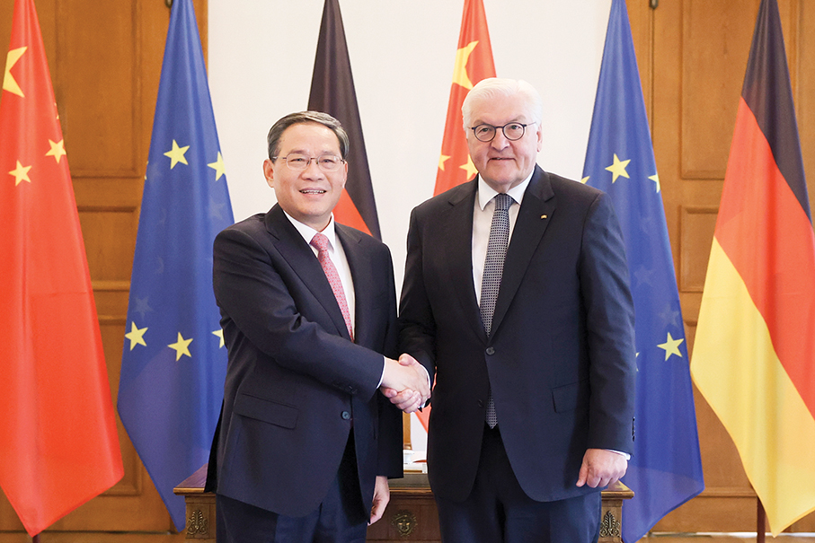 Premier Li willing to work with Germany for global stability