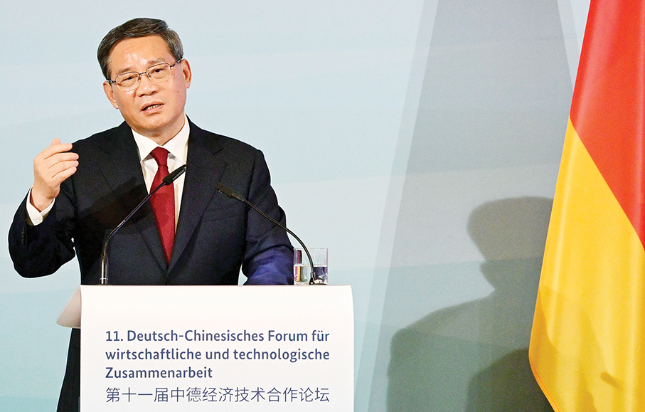 Li Qiang calls for more cooperation between China, Germany