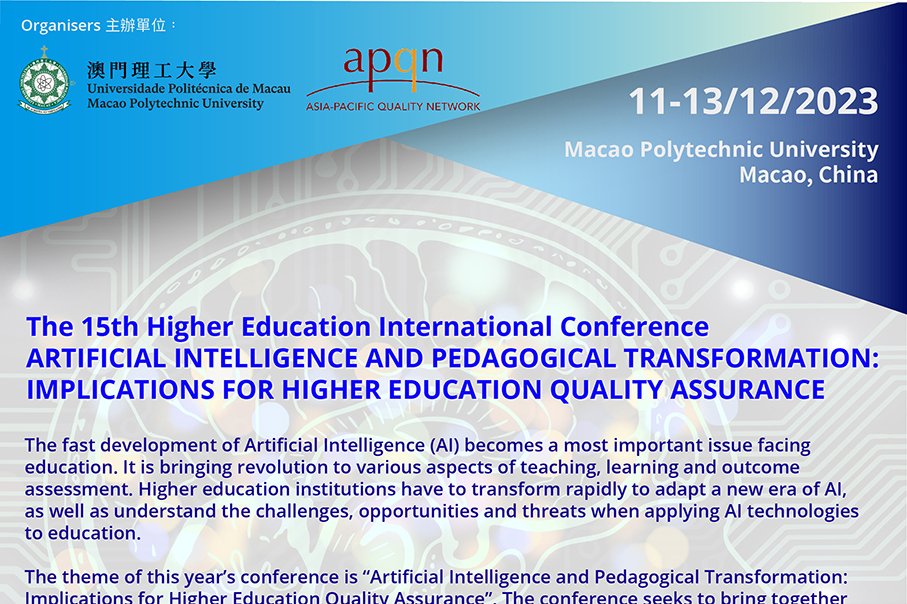 15th Higher Education Int’l Conference calls for papers: MPU