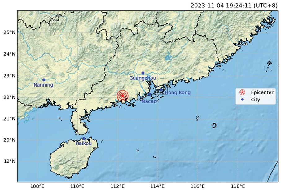 4.3-magnitude earthquake hits Jiangmen & Enping, felt in Macau