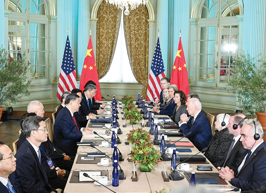 Xi, Biden hold historic summit, charting course for improving bilateral ties