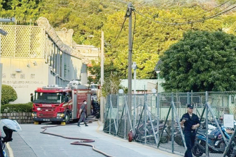 Hill in Coloane catches fire in suspected arson: police