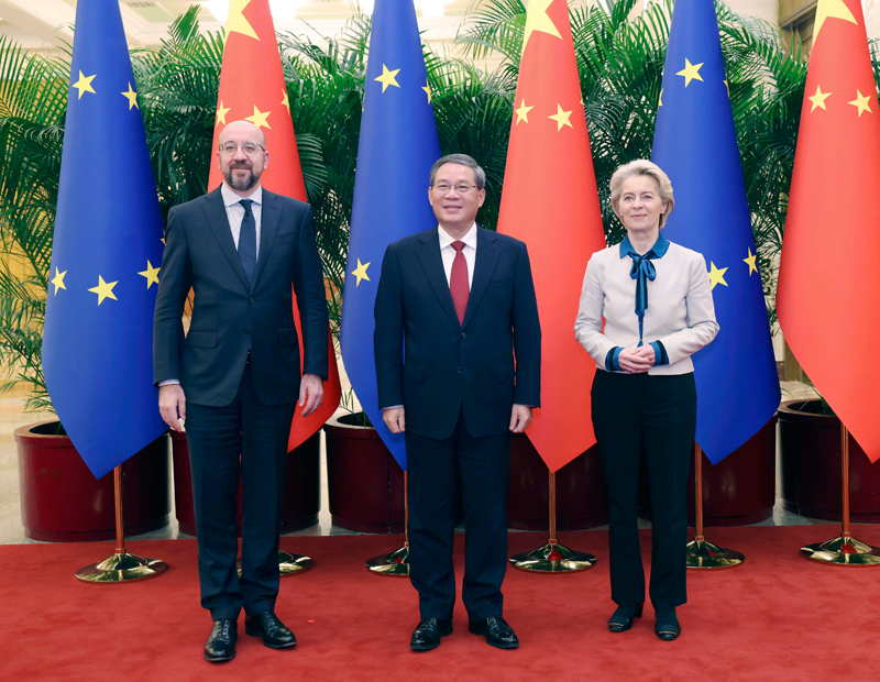 Li  co-chairs 24th China-EU Summit with EU leaders