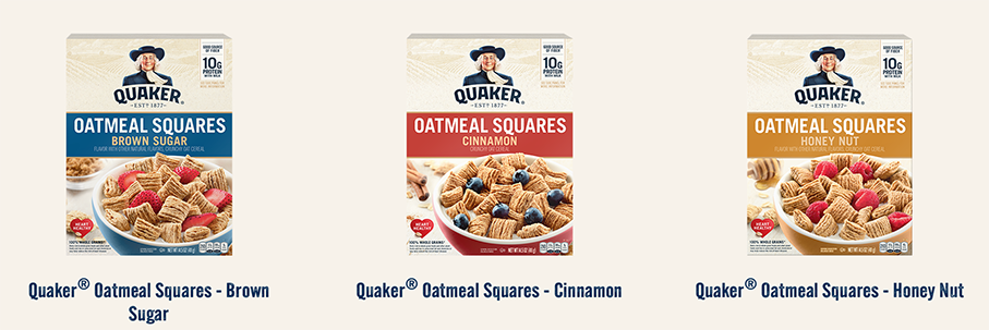 Quaker Oatmeal Squares possibly contaminated with salmonella: IAM