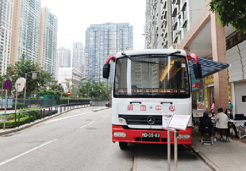 Blood donation vehicle to run 2 extra days, outside Taipa Central Park