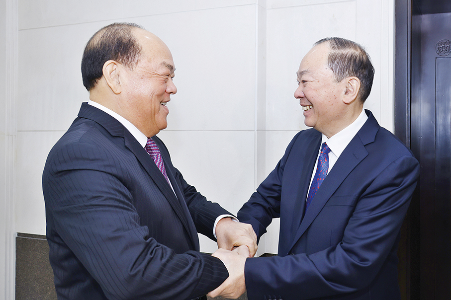 Ho vows to strengthen cooperation with Guangdong on developing Hengqin