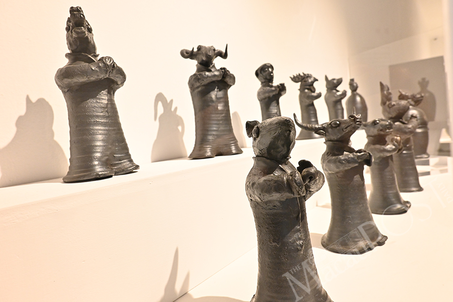 Over 140 black pottery works on display at Tap Seac Gallery