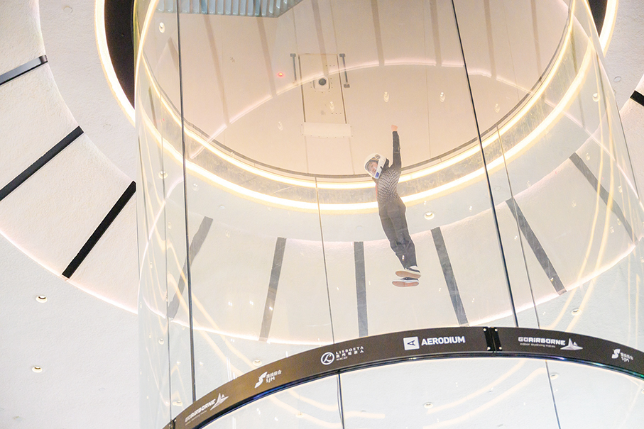 Macau hosts 3 indoor skydiving championships for the first time