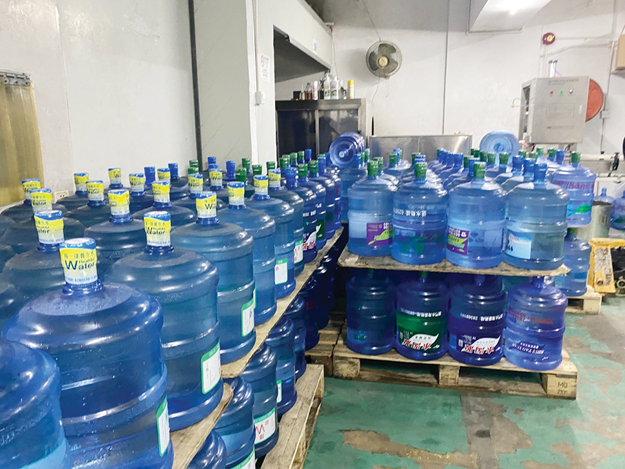 Bottled water found to contain excessive pathogen