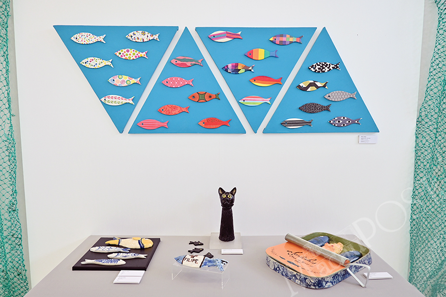 Exhibition presents works with Portuguese sardines as its theme