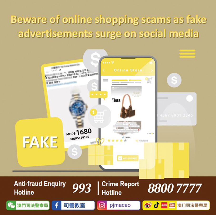 PJ warn against online shopping scams on social media