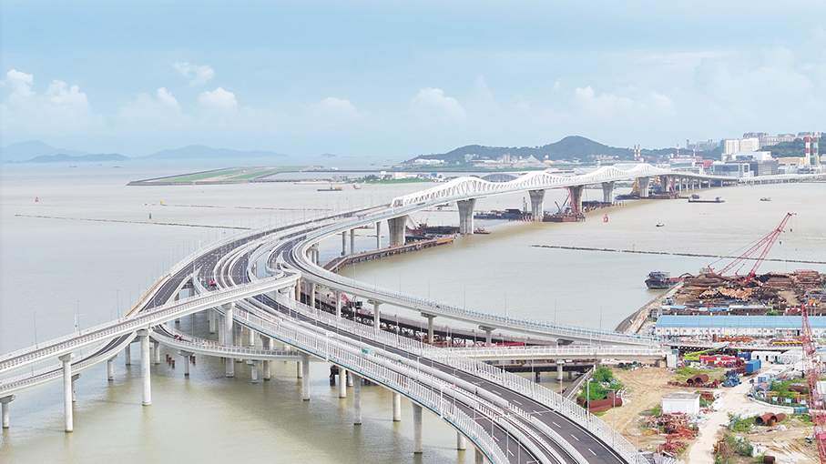 Macau Bridge completed, can open this quarter