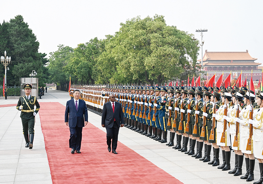 A national anthem testifies to  China-Guinea-Bissau friendship