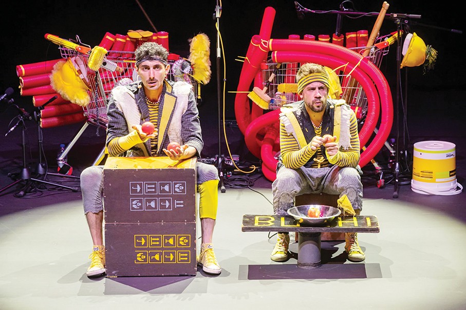 Portuguese  percussion acrobatic gig mesmerises audiences 