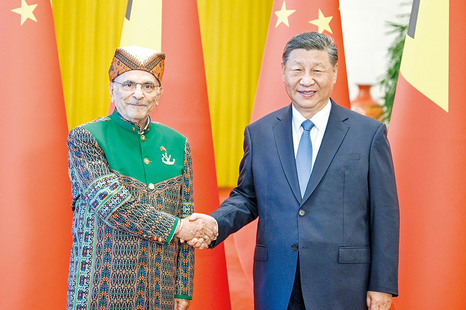 Xi holds talks with Ramos-Horta, urges promoting bilateral ties