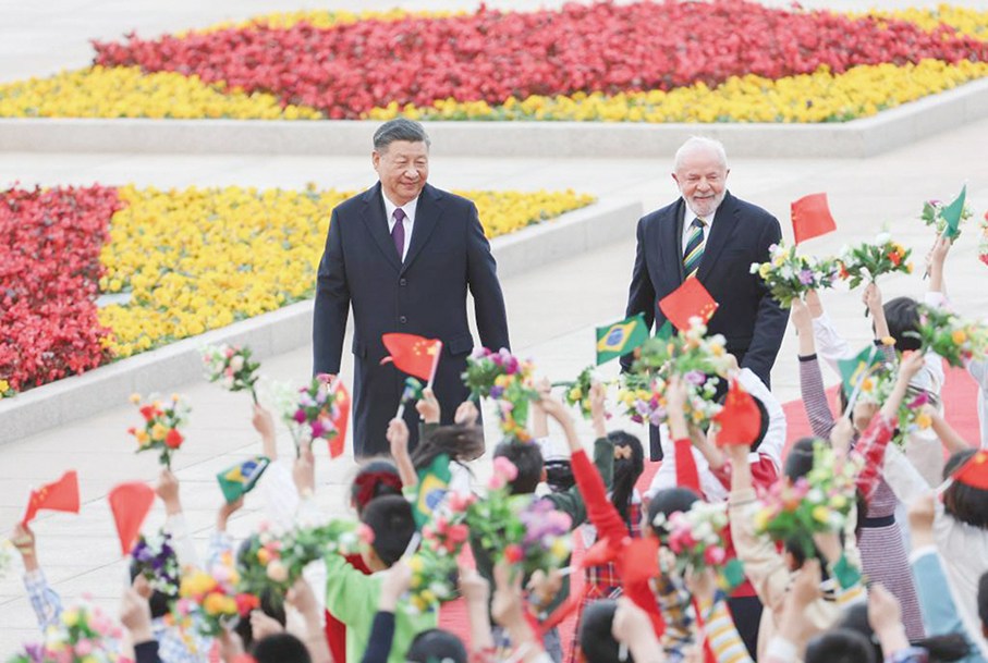 Xi says China ready to work with Brazil to promote building of China-Brazil community with shared future