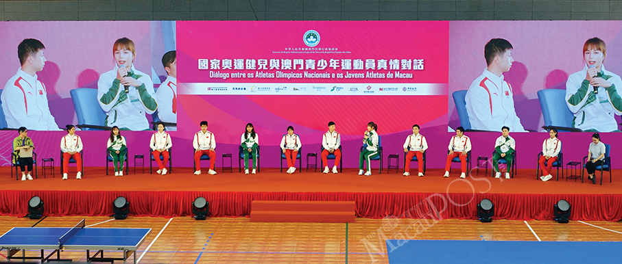 Mainland Olympians encourage local athletes ‘not to be afraid of adversity’