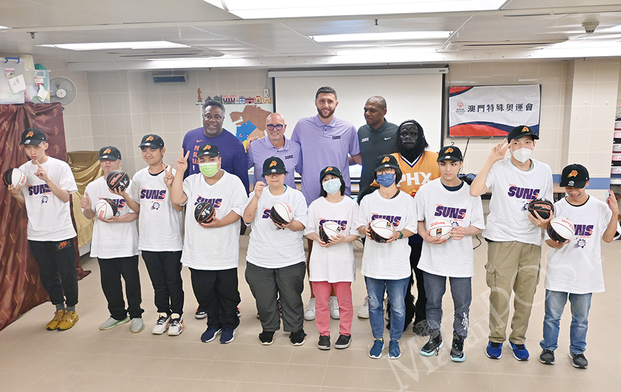 NBA stars meet Macau Special Olympics’ young athletes