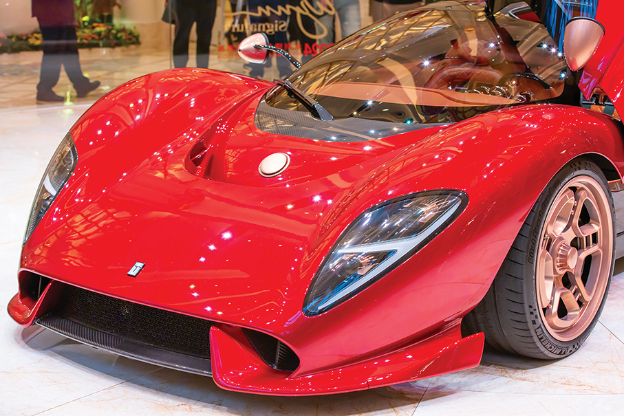 Wynn unveils Asia’s 1st De Tomaso P72  at Hypercar Exhibition