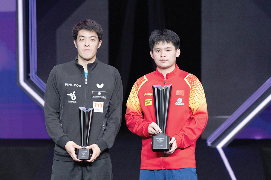 Sun Yingsha, Lin Shidong crowned  at WTT Champions Macao