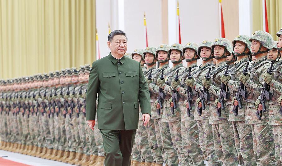 Xi inspects PLA garrison