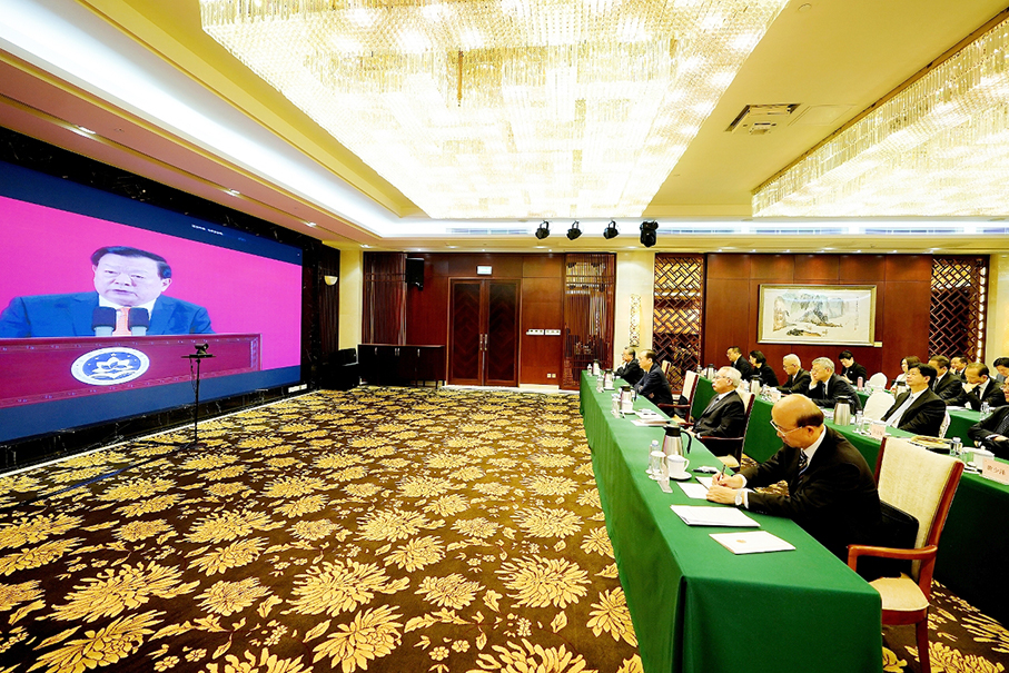 Director Xia delivers remarks about President Xi’s speeches in Macao last month