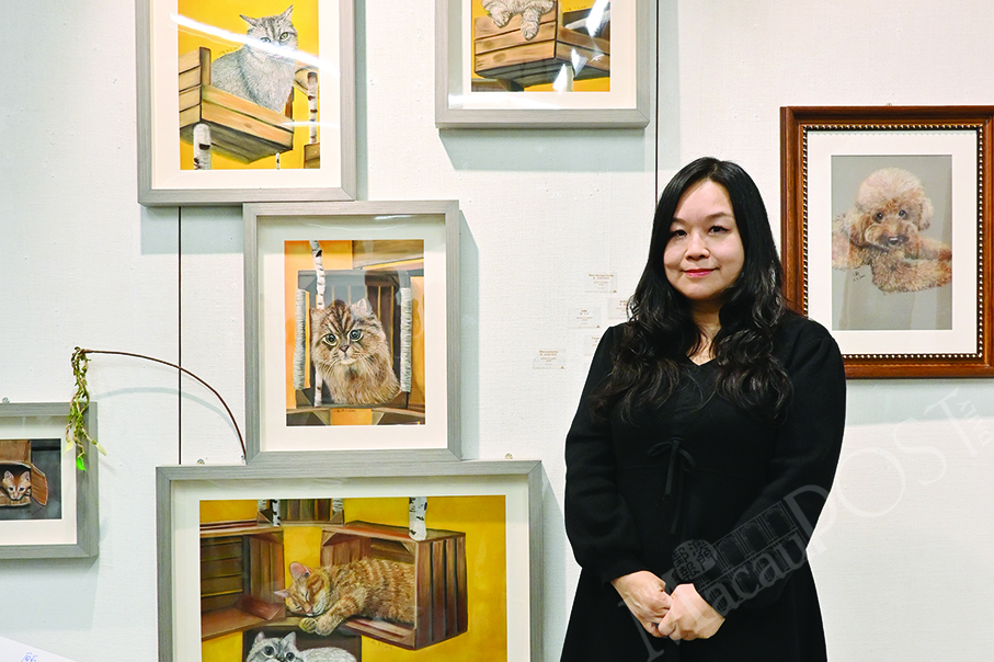 Local artist Xiao Xin hopes to raise funds for animal protection groups