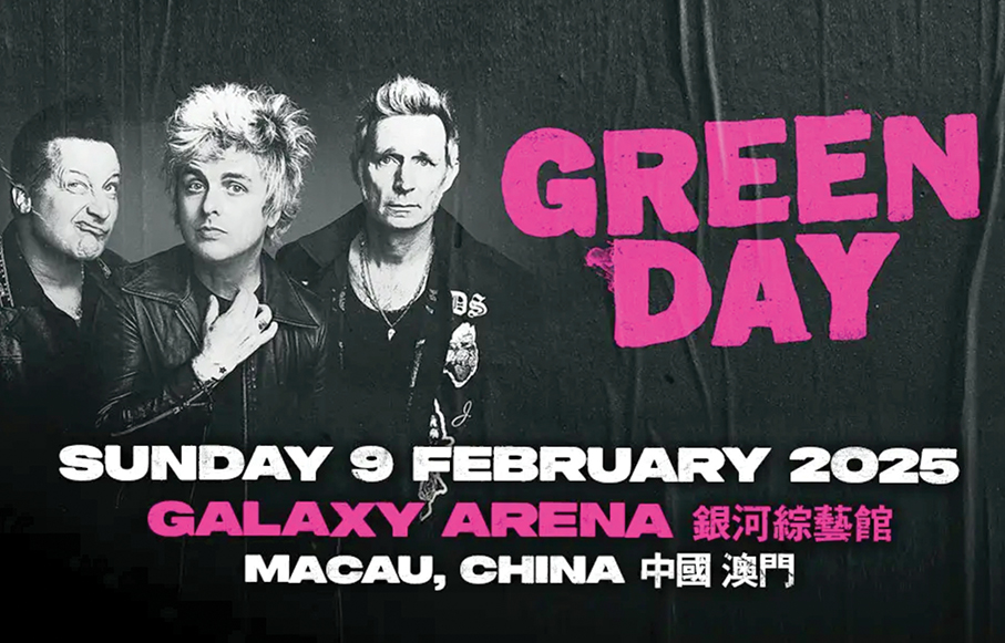 Green Day to rock Macau