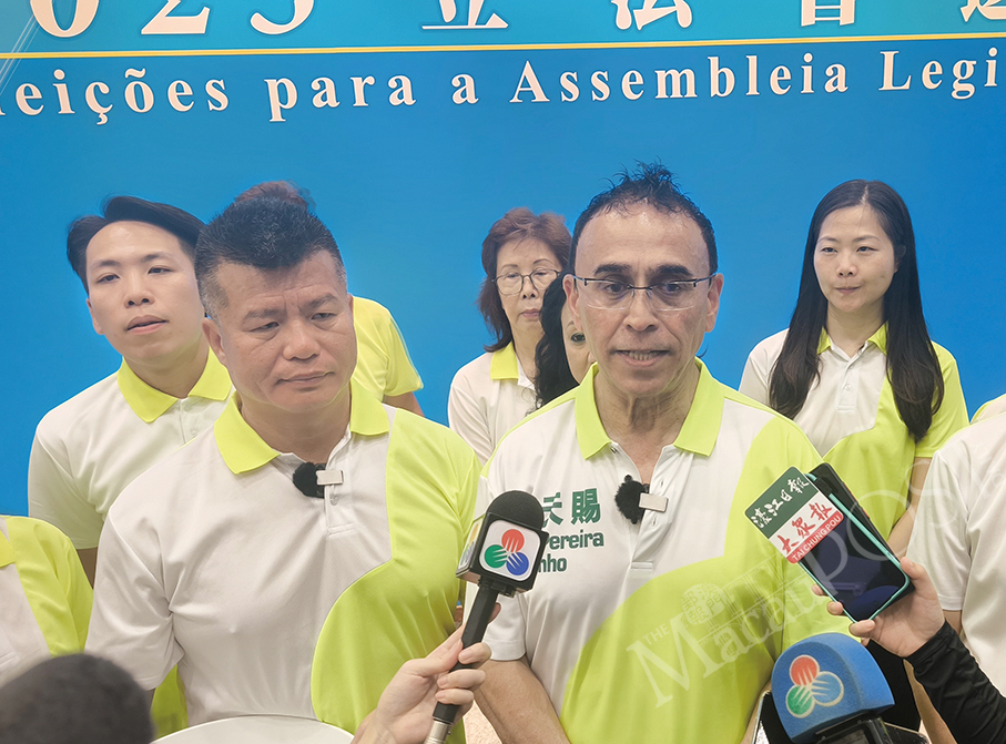 New Hope list submits political platform, calling for 15,000-pataca cash handout