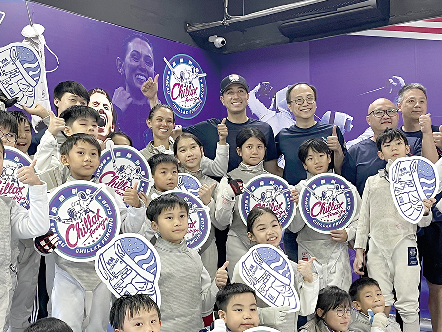 Fencing camp aims to broaden young Macau athletes’ horizons