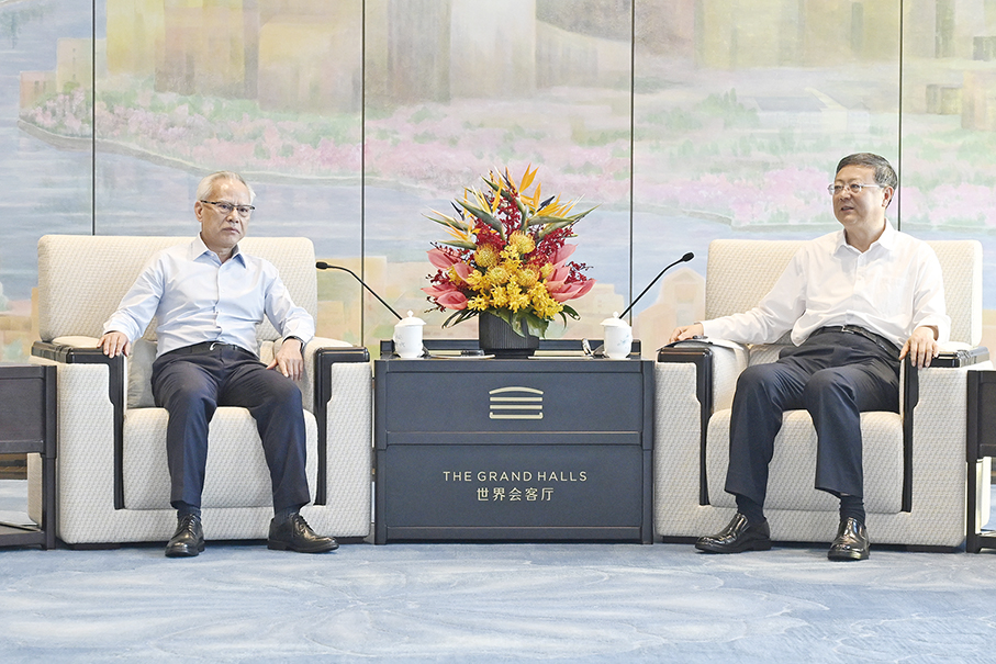 Macau SAR CE Sam Hou Fai emphasises Shanghai-Macau cooperation in high tech