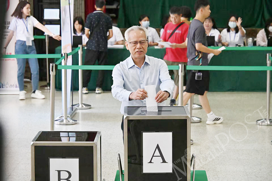 Macau Chief Executive Sam Hou Fai  hails ‘enthusiastic’ participation in legislative elections
