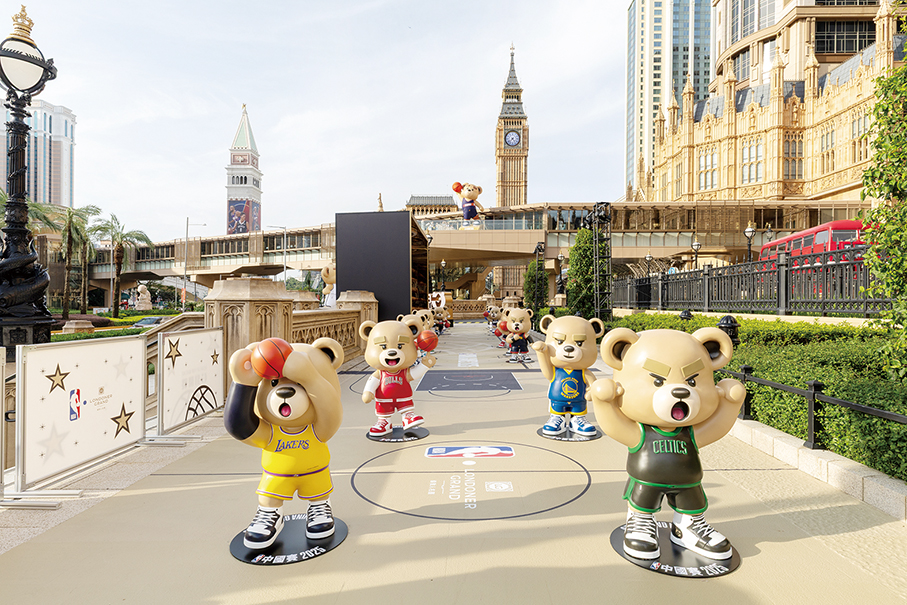 G-Bear, NBA collaboration sees 40 themed statues on display in Macau 