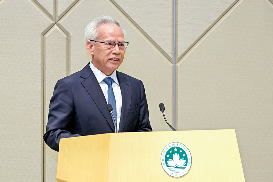 Macau Chief Executive Sam Hou Fai urges new legislature to enhance role in exercising political leadership