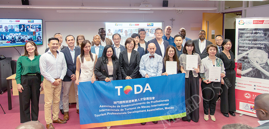 TODA Macau, USJ honour 39 Tourism Diploma Programme graduates