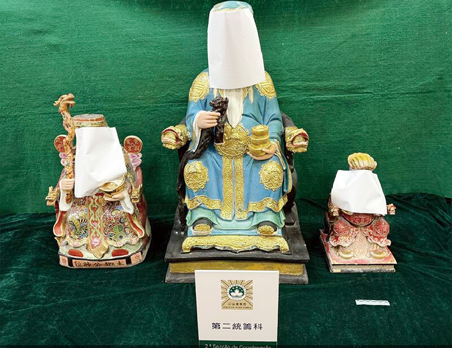 Macau police nab woman for stealing figurines from temples