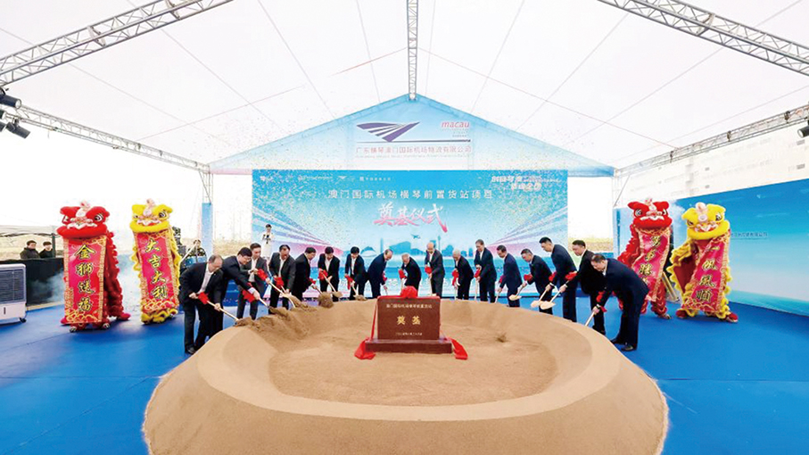 Macau airport’s upstream cargo terminal in Hengqin gets off ground, operation slated for 2027