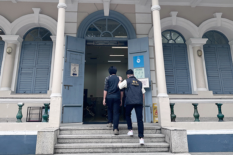 Macau police nab local man for damaging illegally parked motorbike 