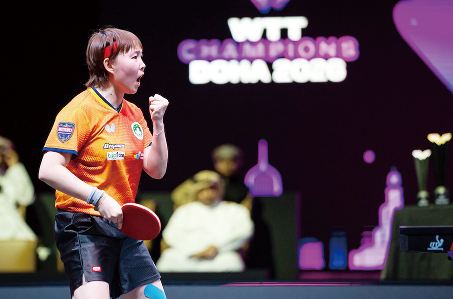 Macau’s Zhu Yuling, world’s No. 5, wins Women’s Singles at WTT Champions Doha