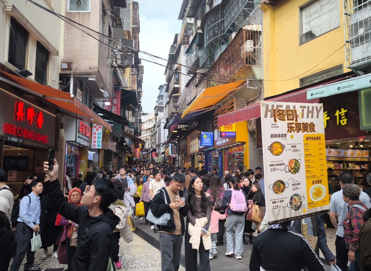 2.75 million foreigners visit Macau in 2025, 6.87 pct of total visitor arrivals