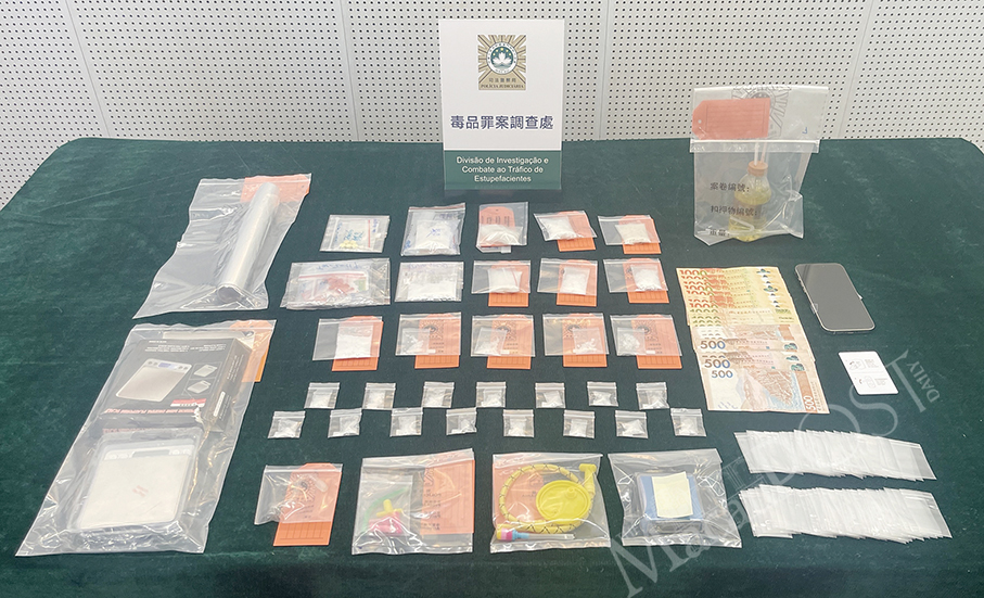 Police bust mainland man for drug-trafficking & drug-taking