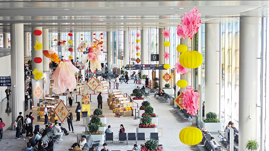 Local airport logs over 267,000 passengers during CNY holiday