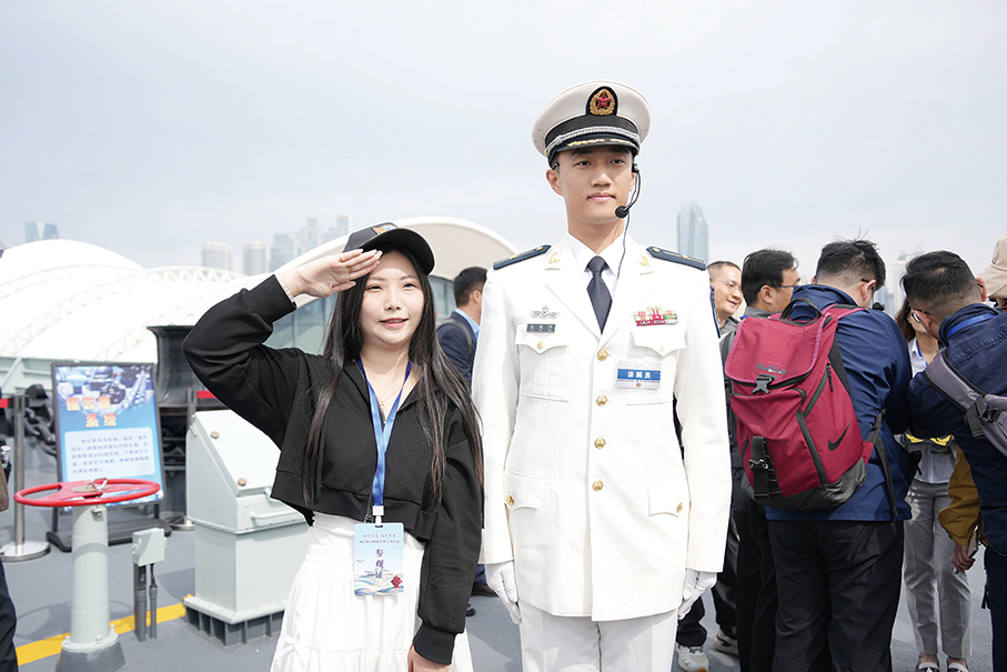 China’s navy a solid force for maritime security and peace