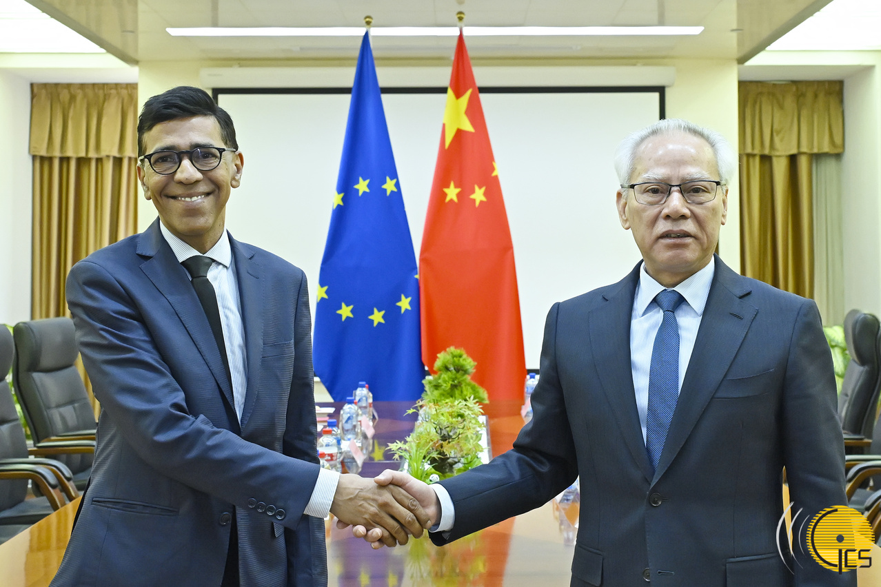 Macau CE Sam Hou Fai meets European Parliament Vice President Younous Omarjee in Brussels