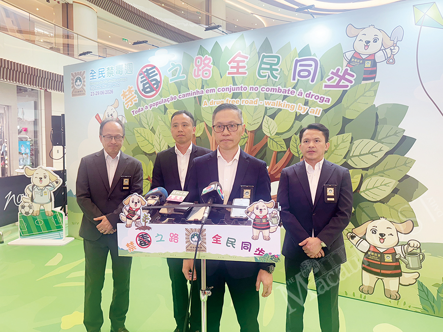 Macau Judiciary Police (PJ) boost GBA ties to combat drug trafficking: Sit